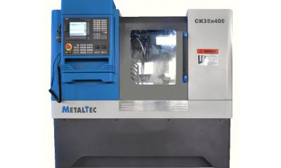 Токарный станок c ЧПУ и горизонтальной станиной MetalTec CK 35×400