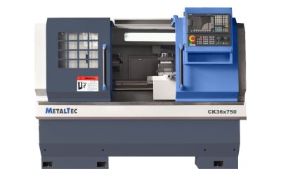 Токарный станок c ЧПУ и горизонтальной станиной MetalTec CK 36×750