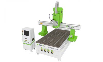Фрезерно-гравировальный станок с ЧПУ WoodTec H 1325 4-axis