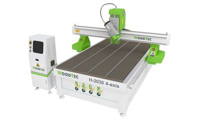 Фрезерно-гравировальный станок с ЧПУ WoodTec H 2030 4-axis